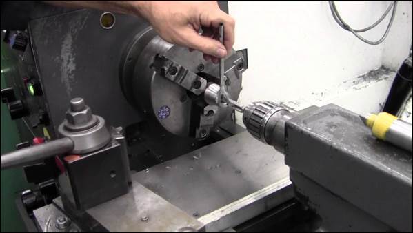 Image result for power tap on lathe